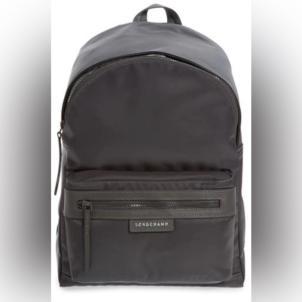 Longchamp Le Pliage Neo Nylon Backpack in charcoal gray NWOT
